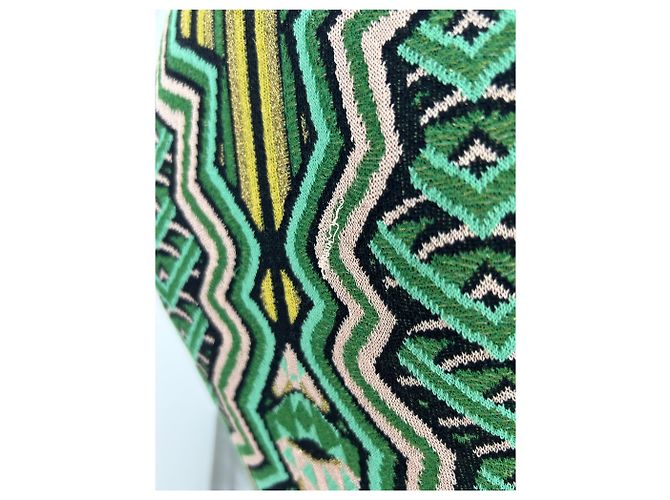 M Missoni Langes grünes Strickkleid - Ansicht 6