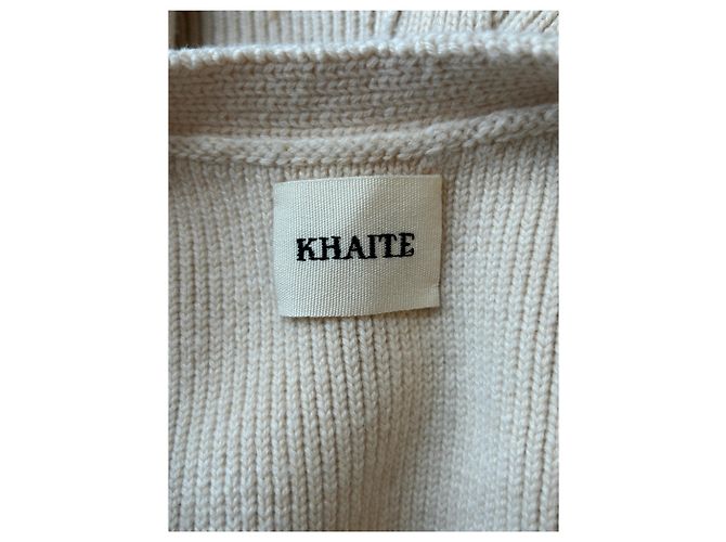 Khaite Cremefarbener Cashmere-Cardigan Beige - Ansicht 5