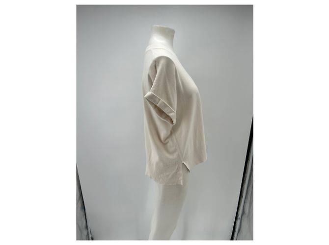 Autre Marque Top crema sin mangas Beige - vista 3