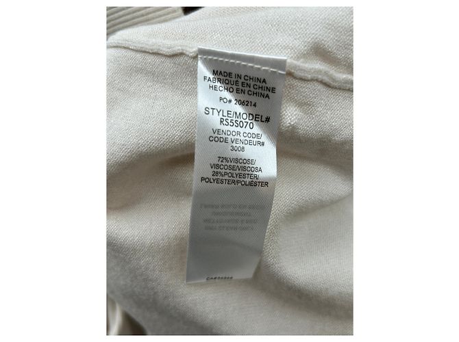 Autre Marque Top crema sin mangas Beige - vista 5