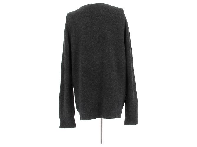 Roberto Collina Wollmischpullover Grau Größe 54 - Ansicht 2