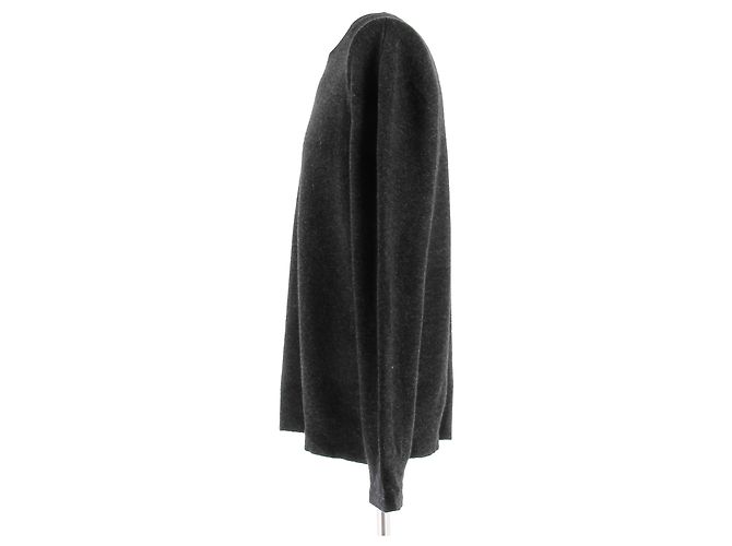Roberto Collina Wollmischpullover Grau Größe 54 - Ansicht 4