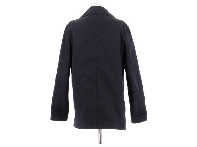 Giacca pea in cotone blu navy Christian Dior - vista 2