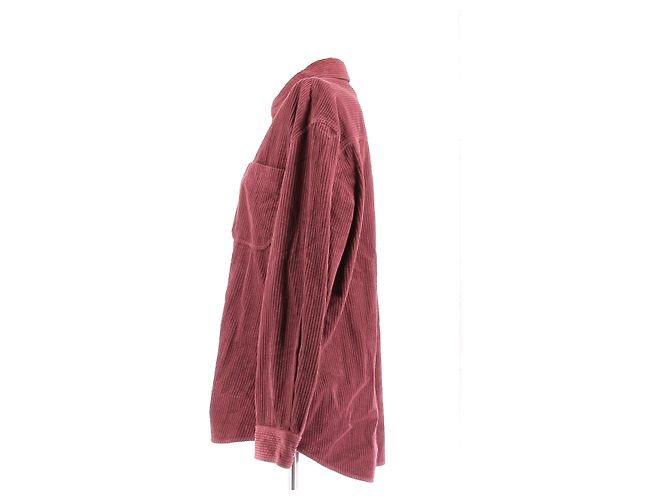 Isabel Marant Camisa de pana burdeos - vista 4