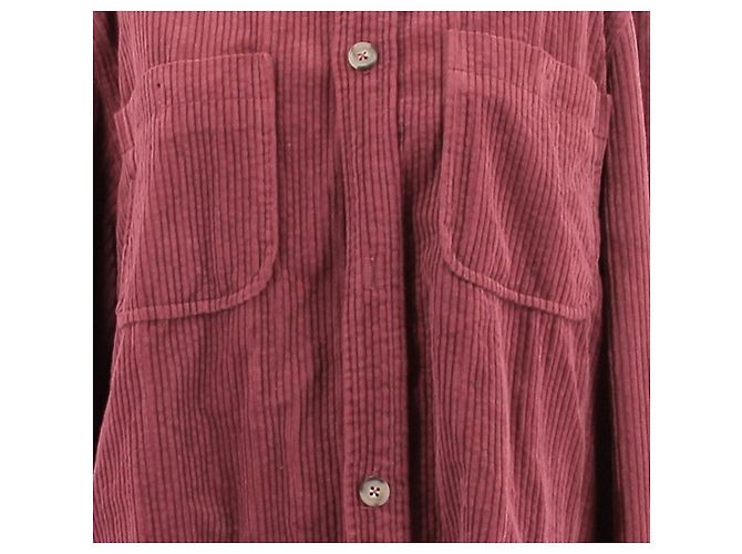 Isabel Marant Camisa de pana burdeos - vista 5