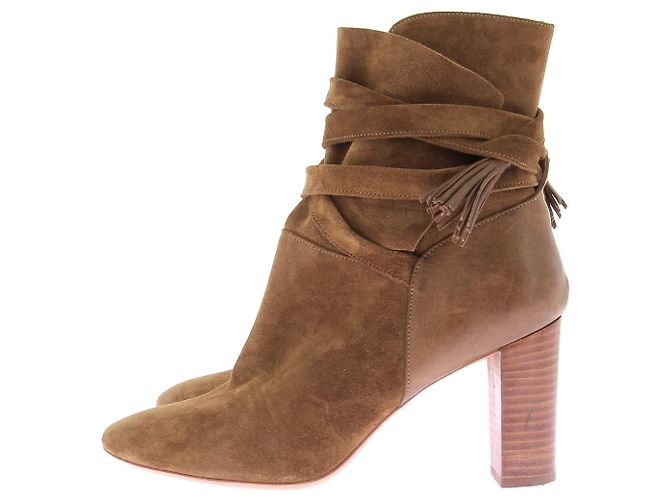 Ba&Sh Botas de camurça marrons - vista 5