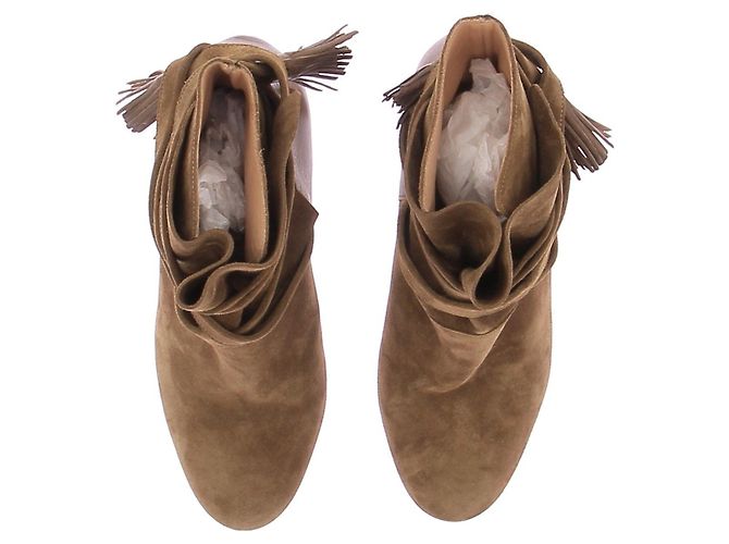 Ba&Sh Botas de camurça marrons - vista 6