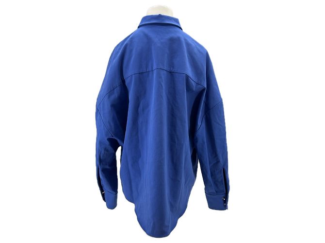 Autre Marque Camicia in cotone blu ESTEBAN CORTAZAR - vista 2