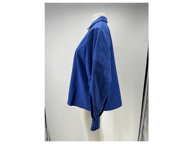 Autre Marque Camicia in cotone blu ESTEBAN CORTAZAR - vista 4