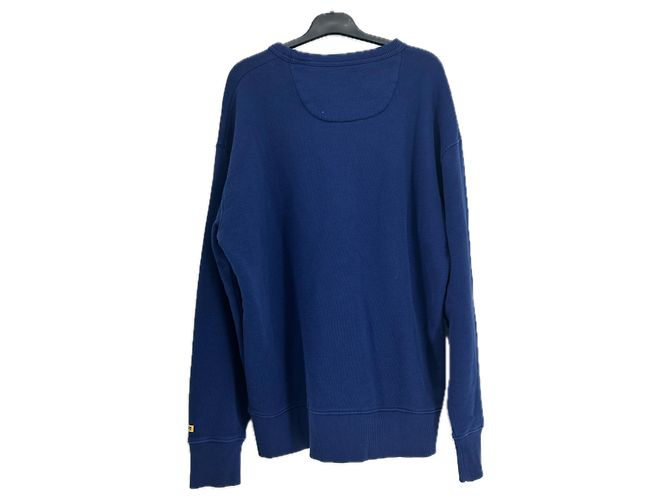 Autre Marque GANT Sweatshirt Blau mit gelber Schrift M - Ansicht 2
