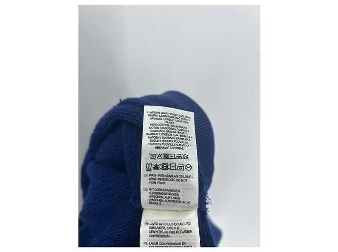 Autre Marque GANT Sweatshirt Blau mit gelber Schrift M - Ansicht 7