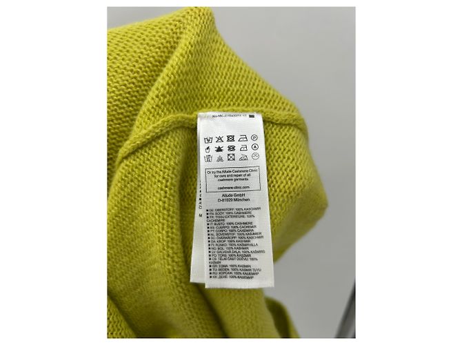 Autre Marque Grüner Cashmere-Cardigan - Ansicht 6