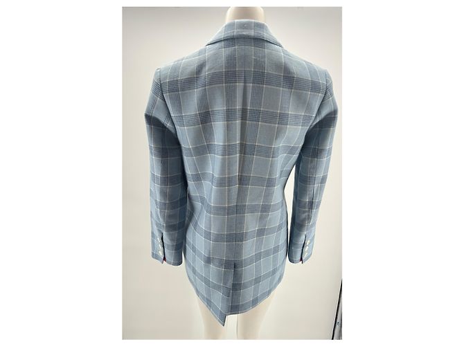 DMN Blazer a quadri blu Grigio - vista 2