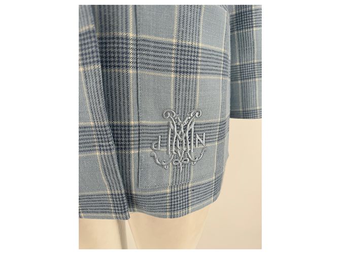 DMN Blazer a quadri blu Grigio - vista 3