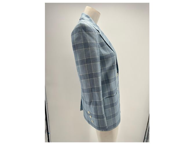 DMN Blazer a quadri blu Grigio - vista 4