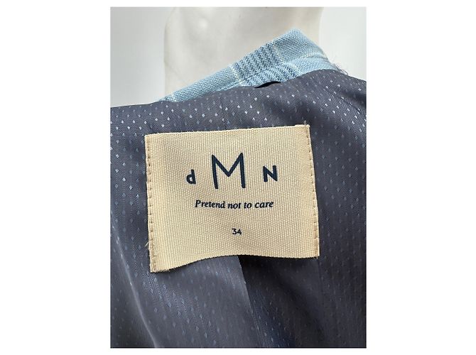 DMN Blazer a quadri blu Grigio - vista 6