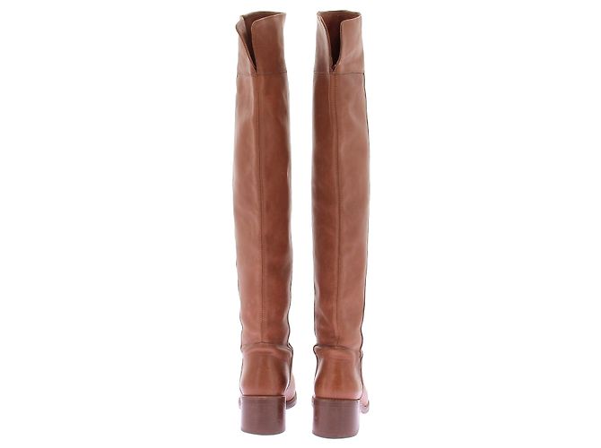 Vanessa Bruno Bottes en cuir marron - vue 3