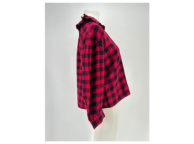 Camicia a quadri rossa e nera Polo Ralph Lauren Cotone S Rosso - vista 3