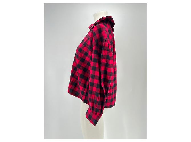 Camicia a quadri rossa e nera Polo Ralph Lauren Cotone S Rosso - vista 4