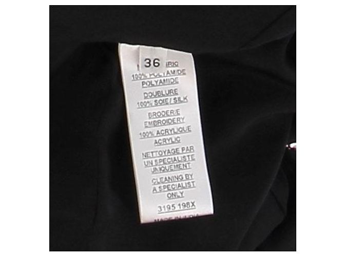 Balmain Abito a Paillettes Multicolore Nero - vista 6