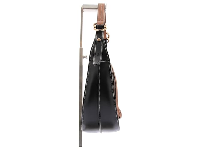 Tod's Borsa a spalla in pelle e rete Nero - vista 3