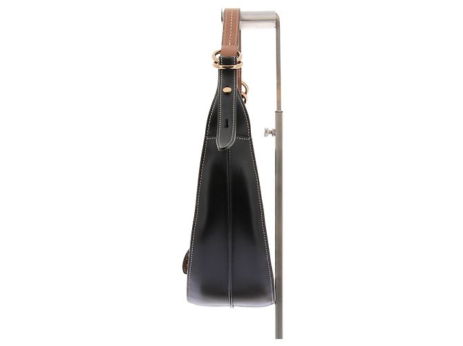 Tod's Borsa a spalla in pelle e rete Nero - vista 4