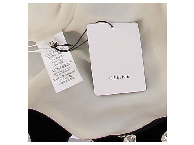Céline Midikleid aus schwarzem Samt - Ansicht 5