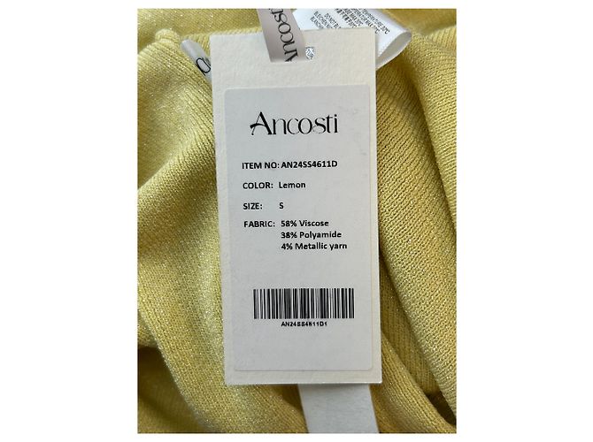 Autre Marque Top amarillo Bardot ANCOSTI - vista 6