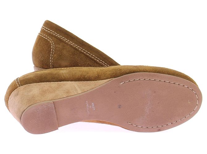 Apc Mocassins de camurça verde-oliva Camelo - vista 8
