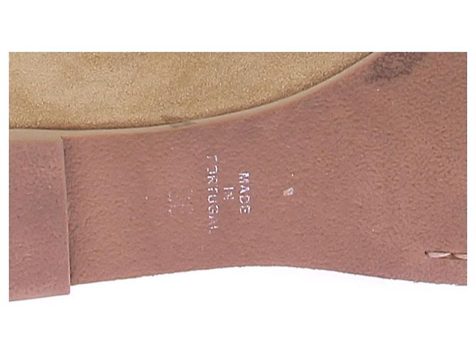 Apc Mocassins de camurça verde-oliva Camelo - vista 9