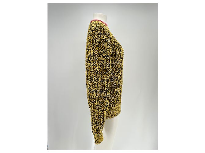 Isabel Marant Suéter de punto amarillo de algodón M - vista 4