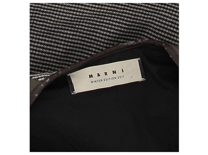 Marni Daunenjacke Mid-Length Khaki - Ansicht 6