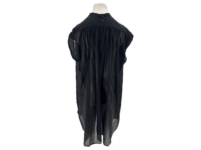 Forte Forte Schwarze transparente Tunika - Ansicht 2