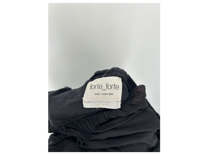 Forte Forte Schwarze transparente Tunika - Ansicht 5