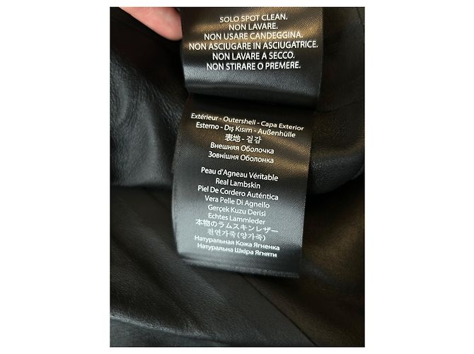 Mackage Leder-Trenchcoat schwarz - Ansicht 6
