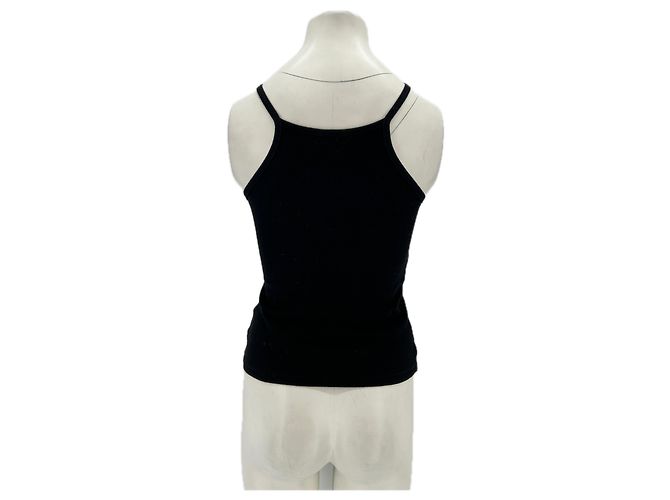 Autre Marque Top sin mangas negro de algodón DION LEE - vista 2