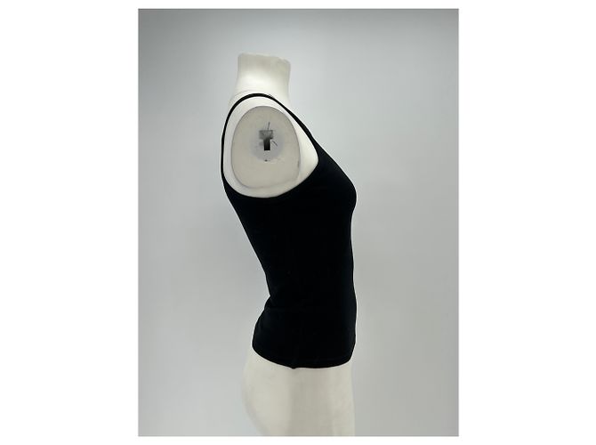 Autre Marque Top sin mangas negro de algodón DION LEE - vista 3