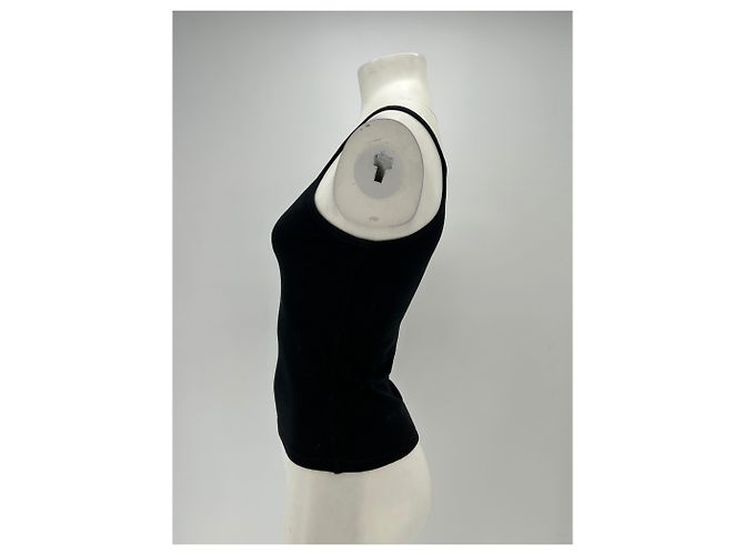 Autre Marque Top sin mangas negro de algodón DION LEE - vista 4