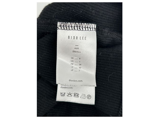 Autre Marque Top sin mangas negro de algodón DION LEE - vista 6