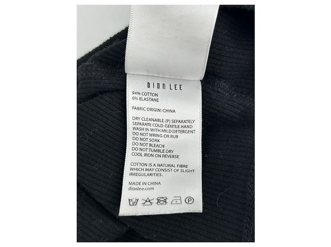 Autre Marque Top sin mangas negro de algodón DION LEE - vista 7