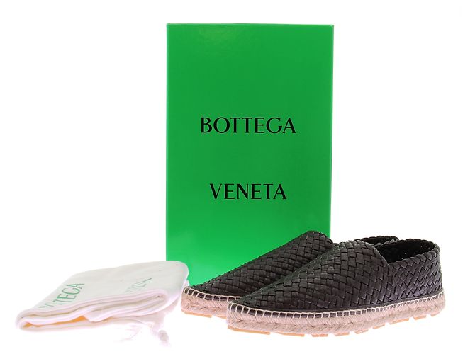 Bottega Veneta Espadrillas intrecciate marroni Marrone - vista 8
