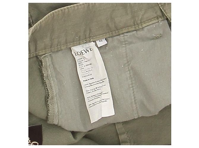 Pantaloni Loewe kaki in cotone Cachi - vista 4