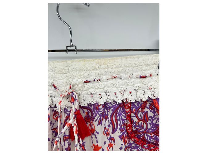 Autre Marque Rote Seidenshorts von POUPETTE ST BARTH - Ansicht 3