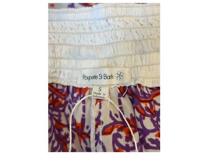 Autre Marque Rote Seidenshorts von POUPETTE ST BARTH - Ansicht 5