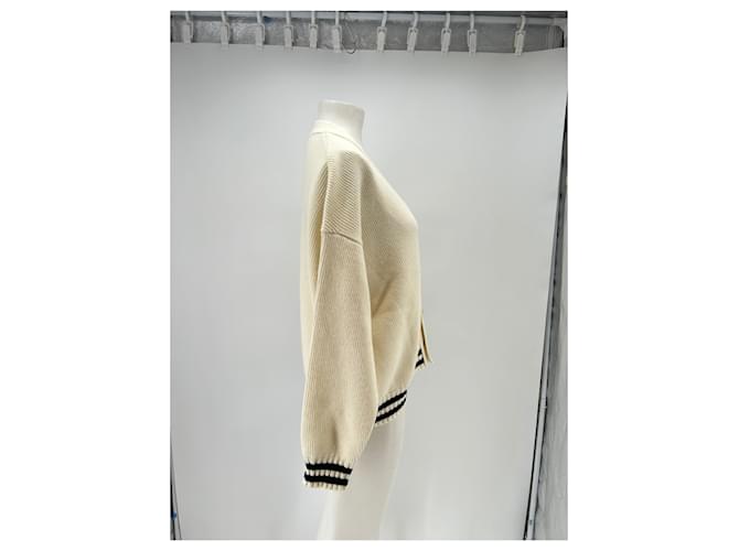 Frame Denim Weißer Cashmere-Cardigan Beige - Ansicht 3