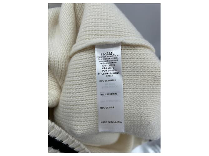 Frame Denim Weißer Cashmere-Cardigan Beige - Ansicht 7
