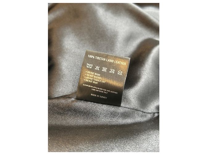 Autre Marque JACOB LEE Pelzjacke Schwarz Größe 38 - Ansicht 6
