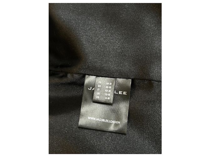 Autre Marque JACOB LEE Pelzjacke Schwarz Größe 38 - Ansicht 7