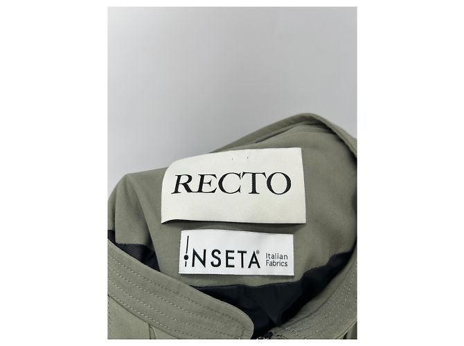 Autre Marque Grüne Jacke aus Viskose Größe S Khaki - Ansicht 5