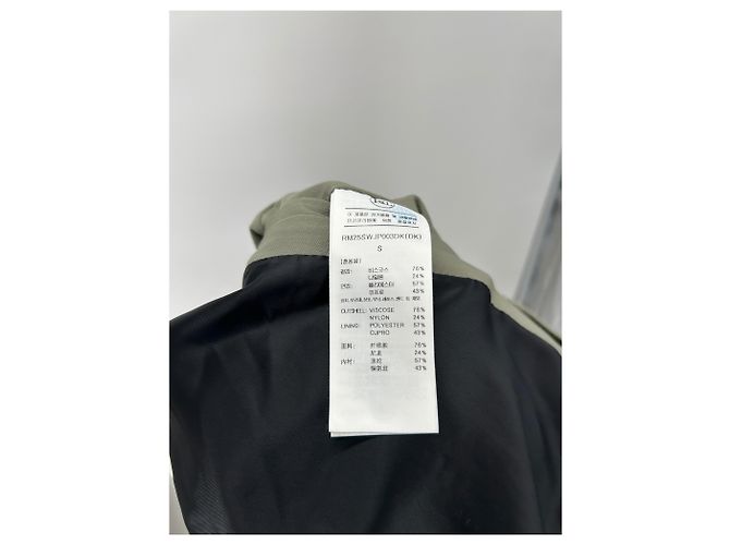 Autre Marque Grüne Jacke aus Viskose Größe S Khaki - Ansicht 6
